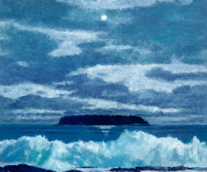 TOM CURRY
The Wave in Moonlight
oil on birch panel, 36 x 43 inches
SOLD