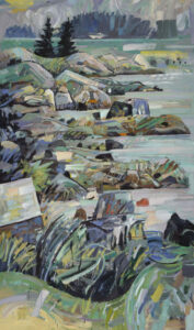 JON IMBER (1950–2014)
Deer Isle Thoroughfare
1997/2007
oil on canvas, 84 x 50 inches
SOLD