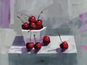 PHILIP FREY
Bowl of Cherries
oil on linen, 12 x 16 inches
$1800