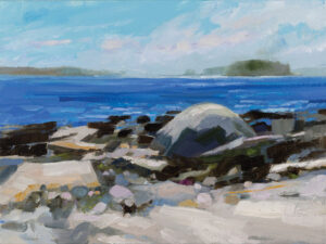 PHILIP FREY
Coastal Contemplation
oil on linen, 12 x 16 inches
$1800