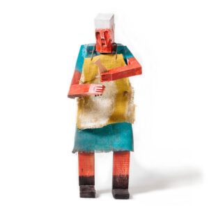 MATT BARTER
Cannery Girl
reclaimed wood, found object, paint, 18 x 10 x 9 inches
View 2
$2400
