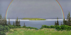 JOSEPH KEIFFER
Rainbow, Penobscot Bay
oil on canvas, 24 x 48 inches
$6500