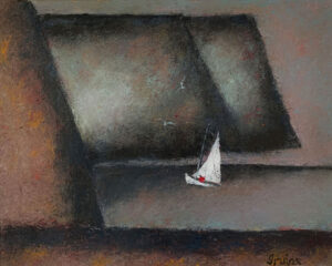 WILLIAM IRVINE
October Sail
oil on canvas, 24 x 30 inches
$5000