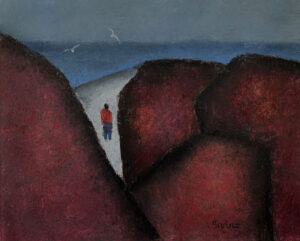 WILLIAM IRVINE
October Walk by the Sea
oil on canvas, 24 x 30 inches
$5000