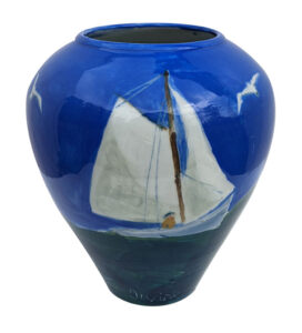 WILLIAM IRVINE
Sailing the Blue I
porcelain vase with Mark Bell, 7 inches
$1500