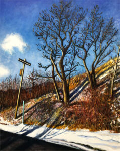 ED NADEAU
Early Spring Along The Penobscot Road
oil on canvas, 24 x 18 inches
$3800