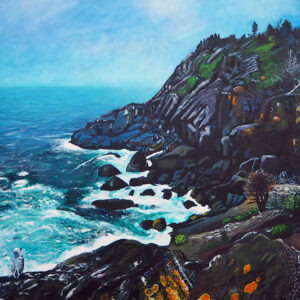 ED NADEAU
Monhegan Above the Cliffs
oil on canvas, 36 x 36 inches
$6800