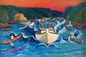 JOHN NEVILLE
No Wake Zone
oil on canvas, 24 x 36 inches
$6500