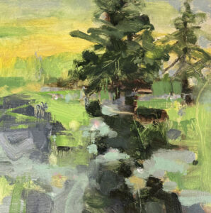 LINDA PACKARD
Romancing the Pond I
oil on panel, 8 x 8 inches
$650