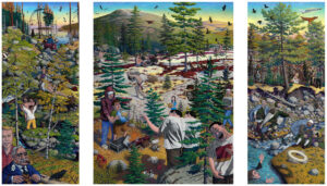 ROBERT SHILLADY
Triumph of Irrational Dogma
triptych, acrylic on canvas, 53 x 93 inches
$24,000