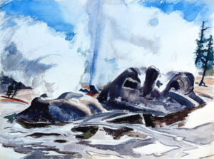 WILLIAM MUIR
Old Faithful
watercolor, 15 x 21
$1400