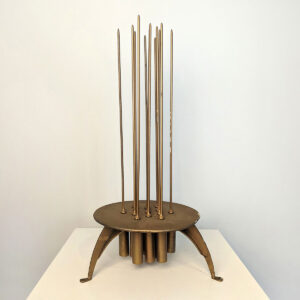 CLARK FITZ-GERALD (1917–2004)
Abstract Reeds (Kinetic)
painted steel, 15h x 7 x 7 inches
$1200