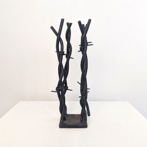 CLARK FITZ-GERALD (1917–2004)
Barbed Wire
1979, steel, 8.5h x 3 x 3 inches
$1200