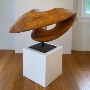 CLARK FITZ-GERALD (1917–2004)
Ebb and FLow
1968
elm and steel, 28h x 238 x 22 inches
$18,000