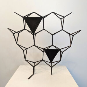 CLARK FITZ-GERALD (1917–2004)
Hexagonal Nail
steel, 13h x 15 x 3 inches
$1400