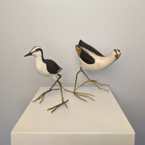 CLARK FITZ-GERALD (1917–2004)
Jacanas (pair)
painted wood, 12h x 9 x 7 inches
SOLD