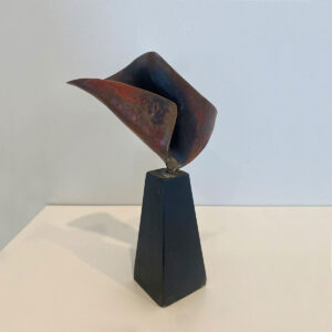 CLARK FITZ-GERALD (1917–2004)
Rolled Copper
1980
copper and wood
6.5h x 5 x 3 inches
$1600