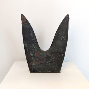 CLARK FITZ-GERALD (1917–2004)
Horns of Consecration
1967
copper, 10h x 8 x 1.5 inches
$1000