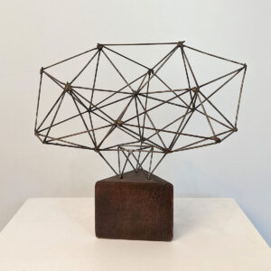 CLARK FITZ-GERALD (1917–2004)
Tetrahedral Wire Sculpture
steel, 9.5h x 10 x 8 inches
SOLD