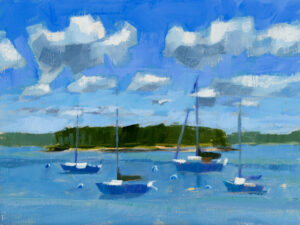 PHILIP FREY
Ready to Sail
oil on linen panel, 9 x 12 inches
$1200