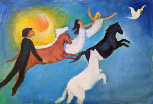 EMILY MUIR
Dancing Horses
oil on canvas, 22 x 23 inches
