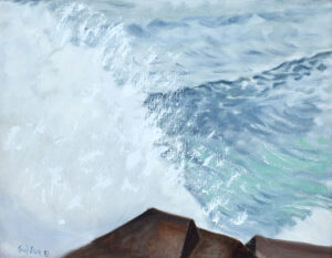 EMILY MUIR (1904–2003)
Breaking Surf ’83
oil on canvas, 24 x 30 inches
signed lower left
$4600