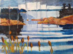 EMILY MUIR
Cattails
oil on canvas, 18 x 22 inches