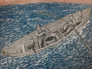JOHN NEVILLE
Setting a Trawl
etching, 9 x 12 inches
edition of 120
$200