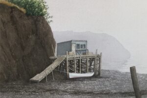 GREGORY DUNHAM
Hidden Cove, Foggy Morning Eastport
watercolor, 7.5 x 11.25 inches
SOLD