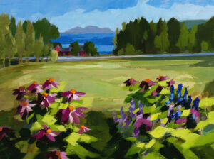PHILIP FREY
Summer Bloom and MDI
oil on linen, 18 x 24 inches
$2600