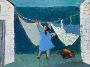 WILLIAM IRVINE
Hanging Wash
oil on board, 12 x 16 inches
SOLD