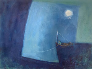 WILLIAM IRVINE
Night Fishing
oil on canvas, 30 x 40 inches
$8000