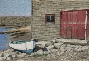 GREGORY DUNHAM
Lanesville Fishing Shack
watercolor, 4 x 6 inches
SOLD