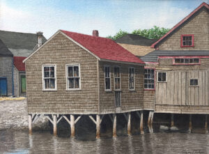 GREGORY DUNHAM
Waterfront, Carver’s Harbor
watercolor, 13 x 17.75 inches
$4600