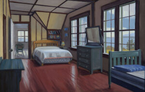 ALISON RECTOR
Sleeping Porch
oil on linen, 18 x 28 inches
$4800