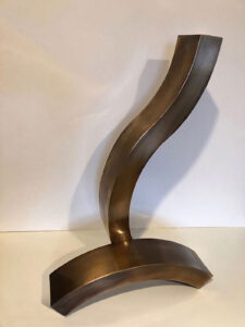 STEPHEN PORTER
Double Bronze Ribbon
silicon bronze, 26h x 17 x 8 inches
$3200