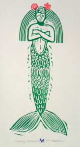 HOLLY MEADE
Standing Mermaid
woodblock print, 11 x 8 inches
$500