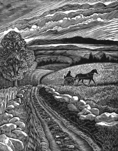 SIRI BECKMAN
Crossing the Field
wood engraving, 5 x 4 inches
limited edition of 100
$400