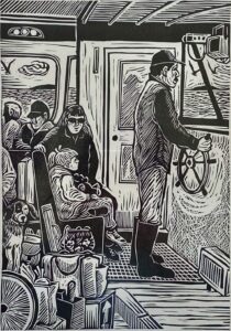 SIRI BECKMAN
The Ferry Ride
linocut print, 10 x 7 inches
$1500