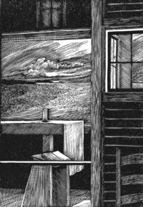 SIRI BECKMAN
Seaside Chapel
wood engraving, 6 x 4 inches
limited edition of 100
$500