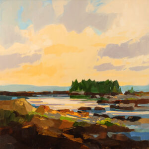 PHILIP FREY
Gentle Sky, Shifting Tide
oil on linen, 30 x 30 inches
$5000