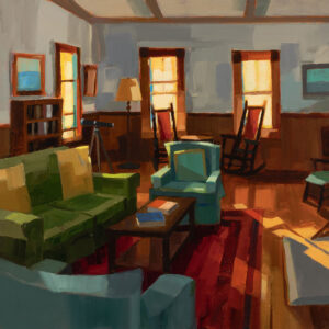 PHILIP FREY
Room for All
oil on canvas, 24 x 24 inches
$3400
