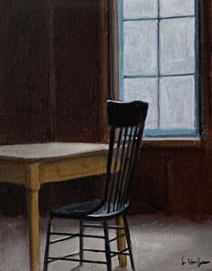 JOSEPH KEIFFER
Place to Think
oil on canvas, 10 x 8 inches
$900