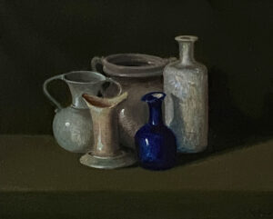 JOSEPH KEIFFER
Roman Glass
oil on canvas, 9 x 11 inches