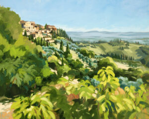 PHILIP FREY
San Gimignano, Tuscany
oil on linen, 24 x 30 inches
$3900