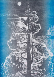 SIRI BECKMAN
Spruce and Moonlight
wood engraving
limited edition