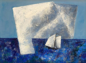 WILLIAM IRVINE
Passing The Cloud Bank
oil on museum board, 26 x 36 inches
$7400