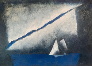 WILLIAM IRVINE
A Split In The Cloud
oil on museum board, 26 x 36 inches
$7400