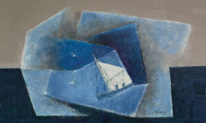 WILLIAM IRVINE
In the Blue
oil on canvas, 36 x 60 inches
$12,000