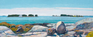 TOM CURRY
Schooner
oil on panel, 24 x 60 inches
$14,000